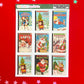 Vintage Christmas Books Sticker Sheet