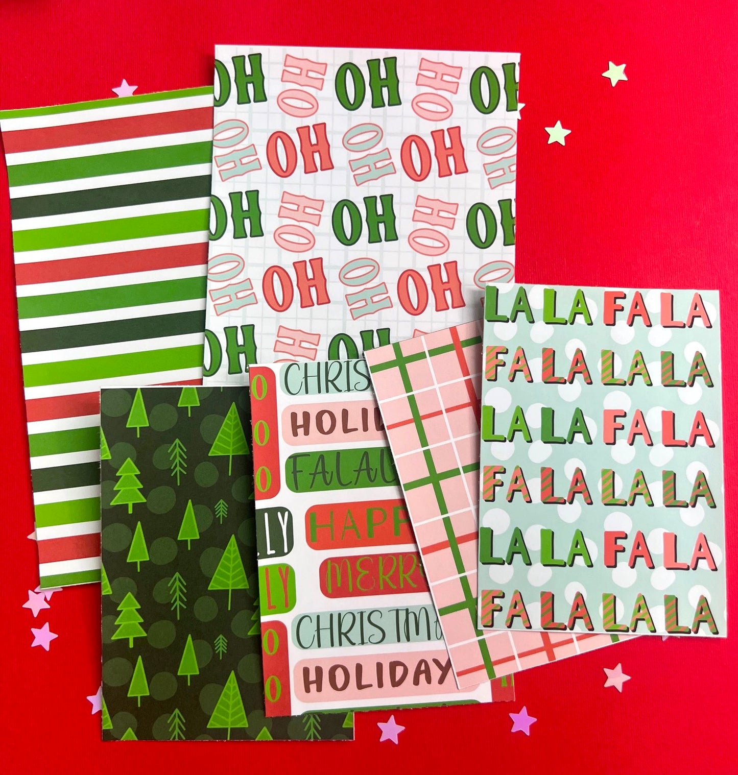 Christmas FULL PAGE Sticker Pack