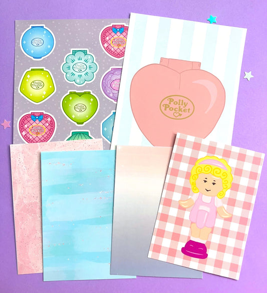 Polly Doll FULL PAGE Sticker Pack