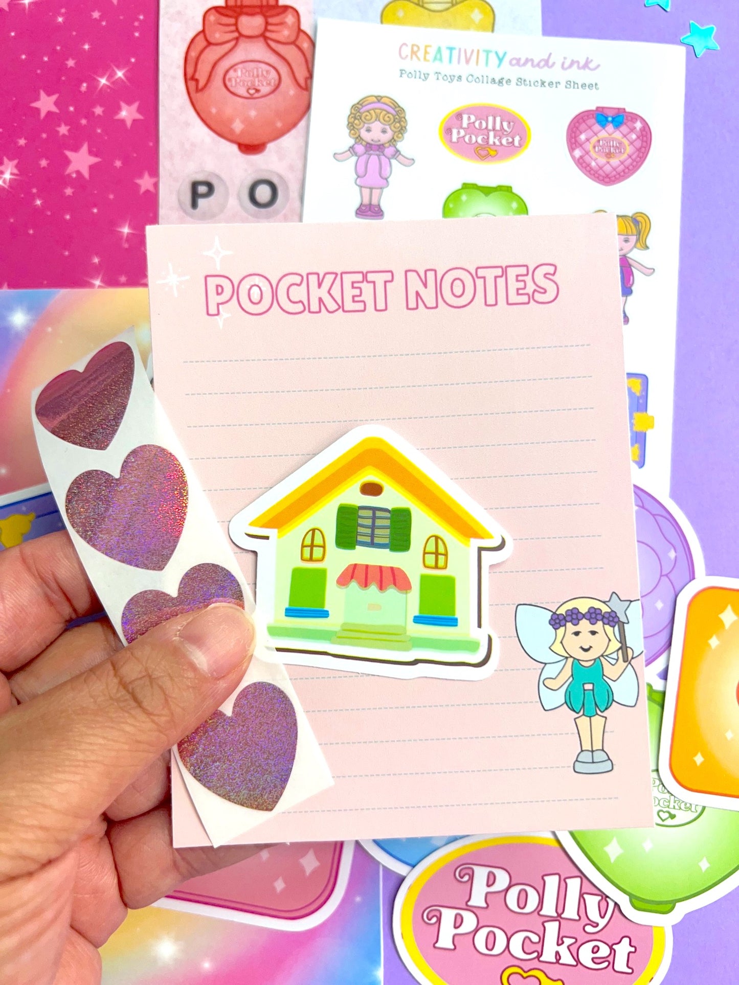 NEW! Polly Doll / Collage & Sticker Pack