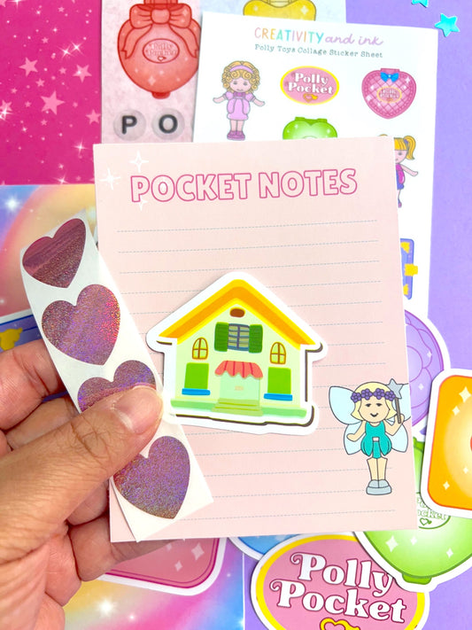 NEW! Polly Doll / Collage & Sticker Pack