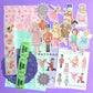 NEW! Nutcracker Dollhouse / Collage & Sticker Pack