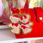 Holiday Bear Duo Bag Charm / Keychain (LIMITED)