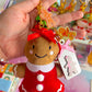 Handmade Gingerbread Friends LARGE Bag Charm / Keychain (LIMITED)