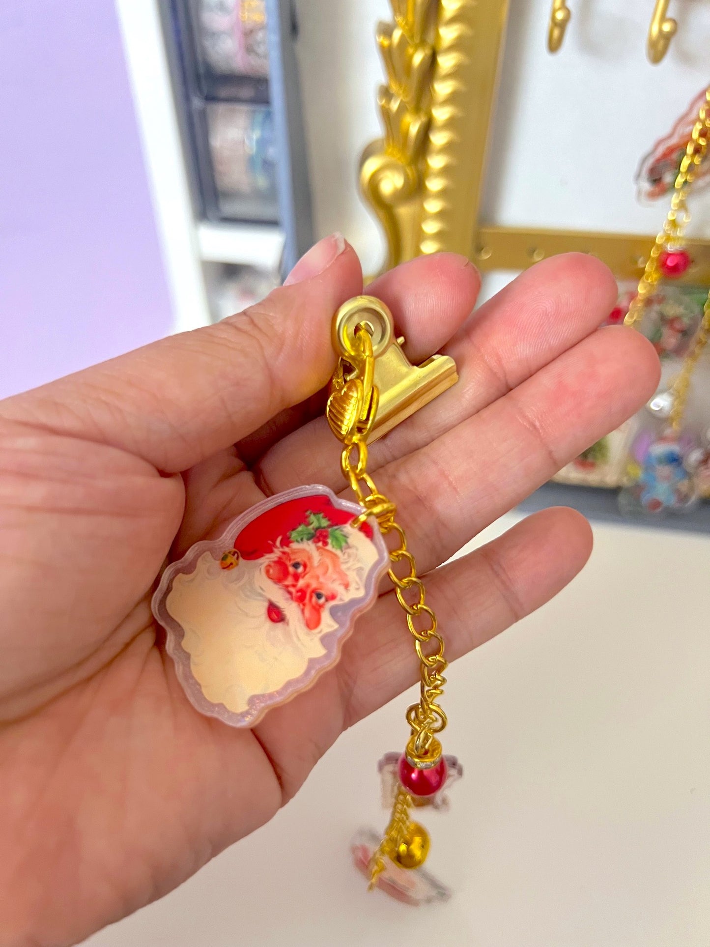 Handmade Christmas Junk Journal Charms