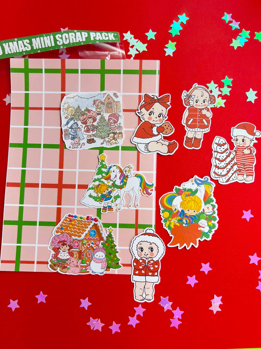 Retro XMAS MINI Scrap Pack