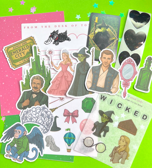 NEW! Emerald City / Collage & Sticker Pack