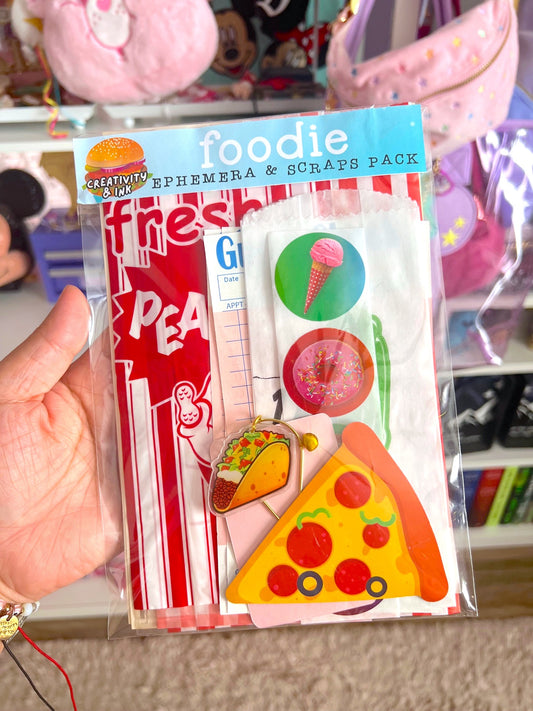 Foodie themed EPHEMERA Pack (LIMITED)