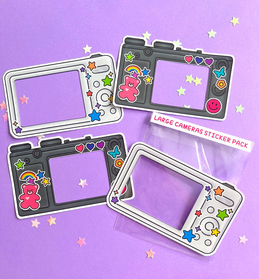 Large Cameras MINI Sticker Pack