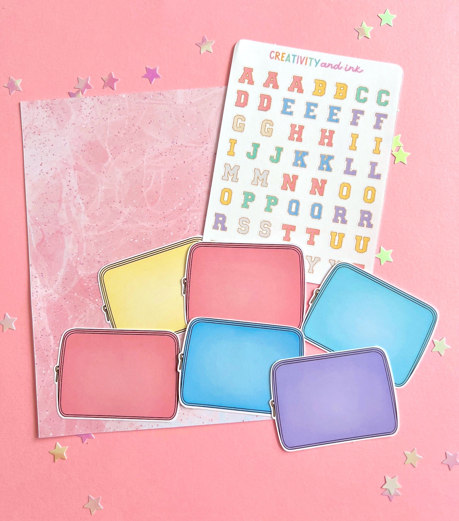 Custom Pouches MINI Sticker Pack – Creativity and Ink
