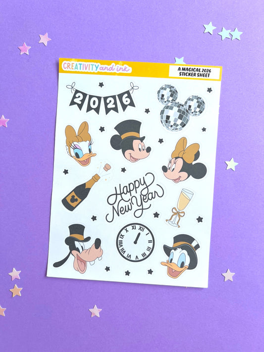 Magical 2026 Sticker Sheet