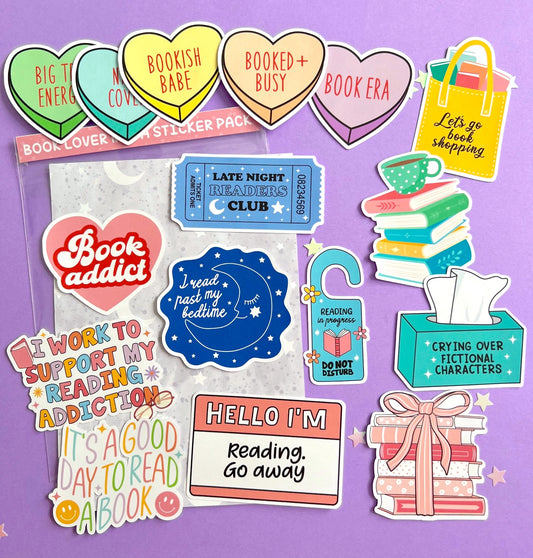 Book Lover MEGA Sticker Pack