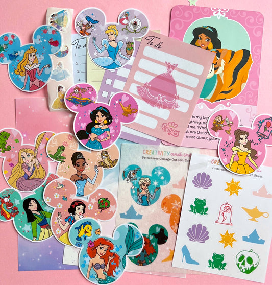 NEW! Princesses / Collage & Sticker Pack