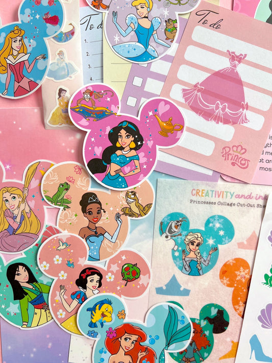 NEW! Princesses / Collage & Sticker Pack
