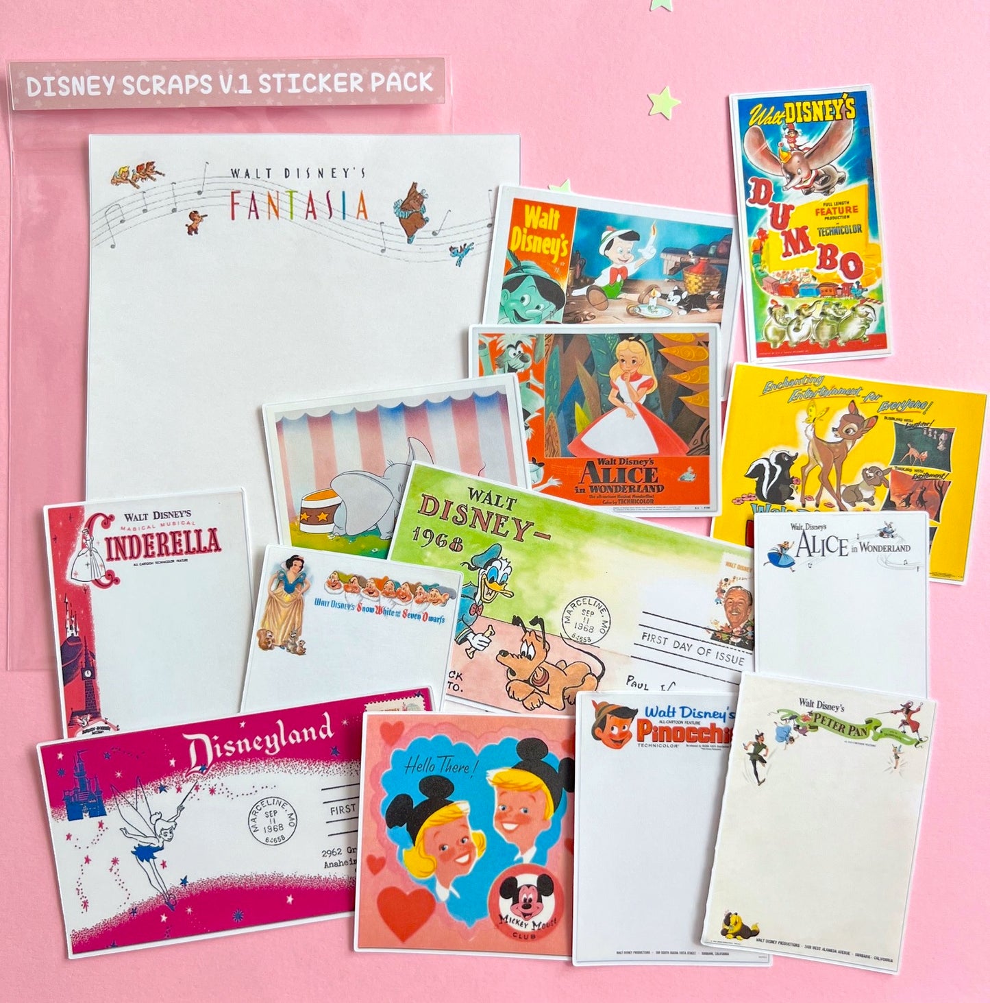 Vintage DS Scraps v.1 MEGA Sticker Pack