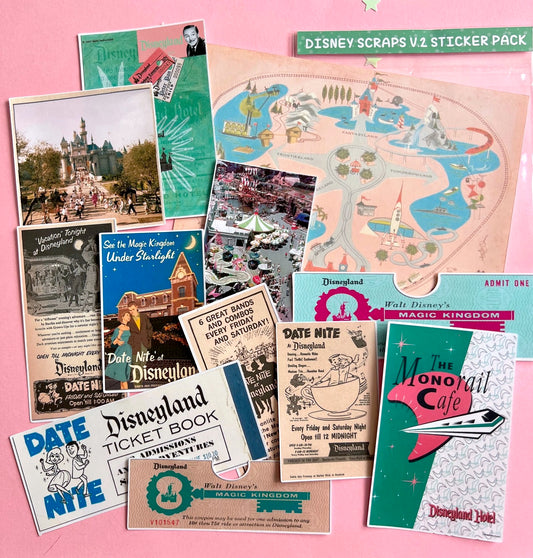 Vintage DS Scraps v.2 MEGA Sticker Pack