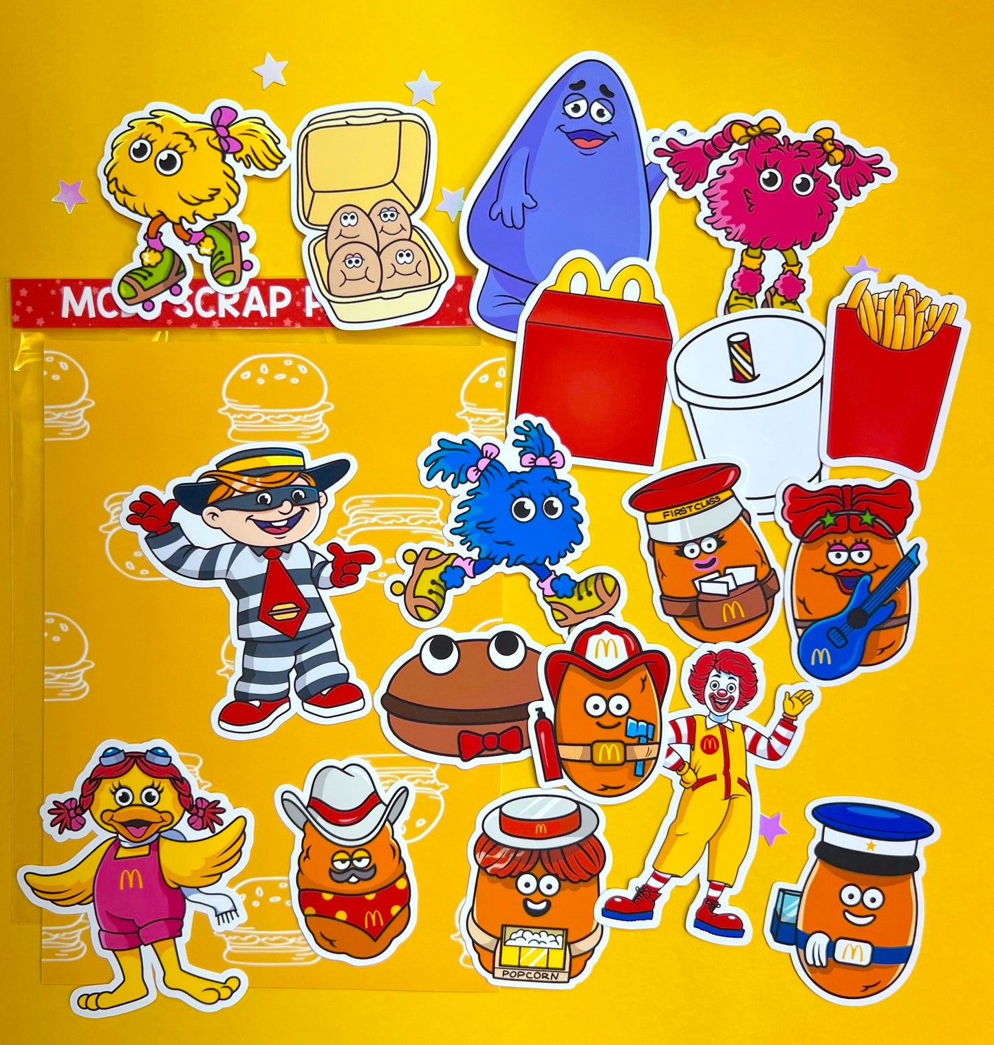 Fast Food MEGA Sticker Pack