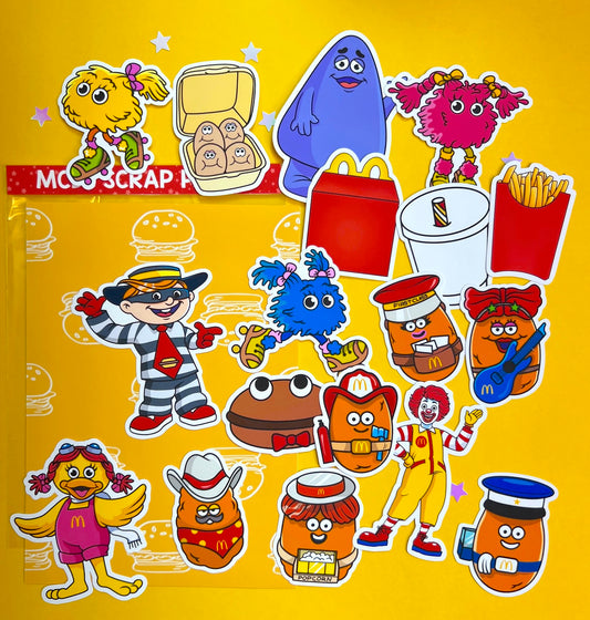 Fast Food MEGA Sticker Pack