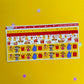 Fast Food / RED FOIL Washi Strips