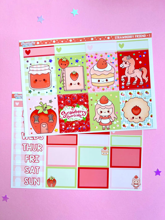 Strawberry Friends / PINK FOIL (LIMITED) Foil Full Kit (1.5" BOXES)