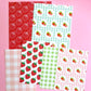 Strawberry FULL PAGE Sticker Pack