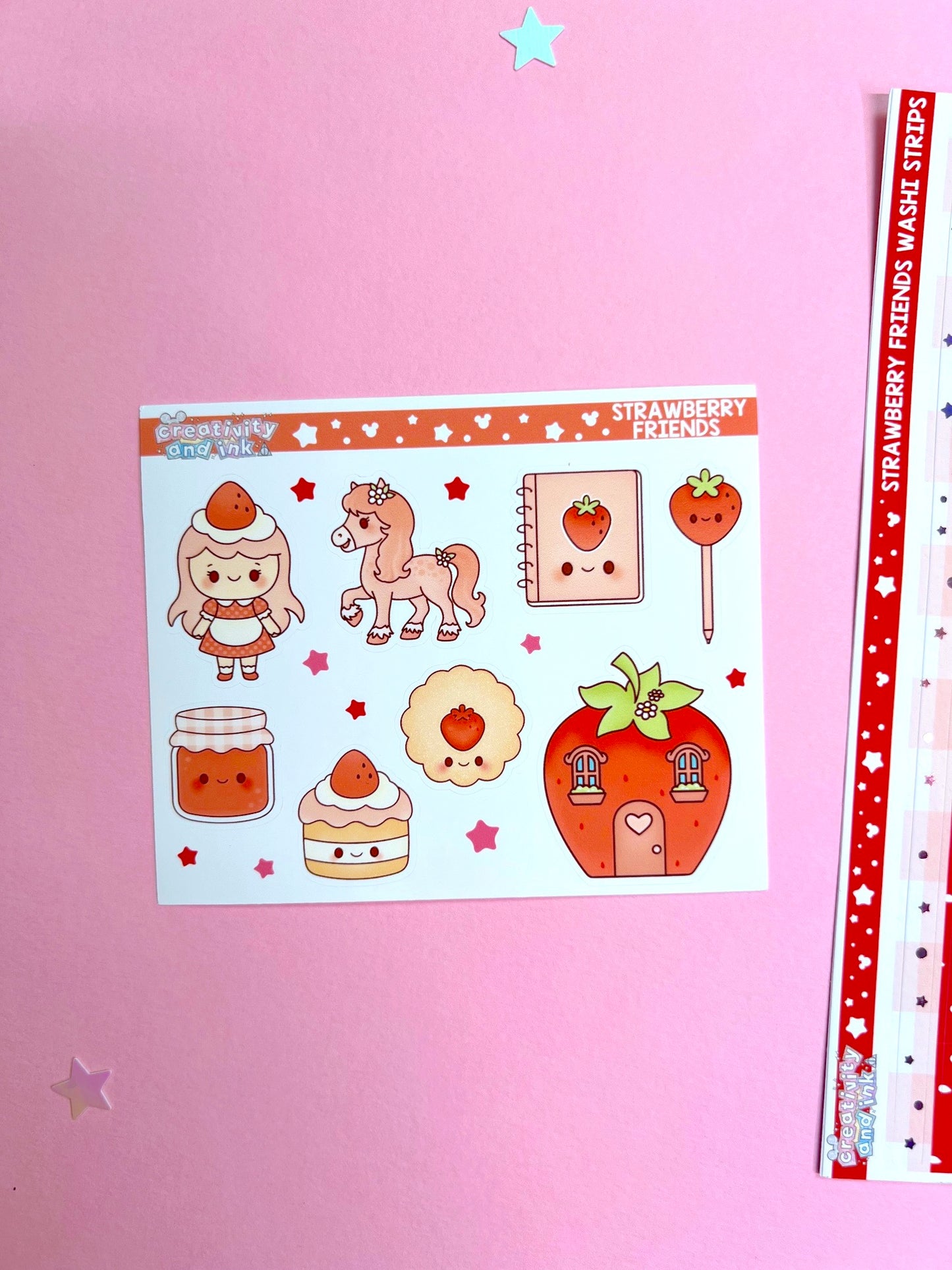 Strawberry Friends / ALC Items (Deco, Washi, etc)