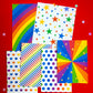 Rainbow FULL PAGE Sticker Pack
