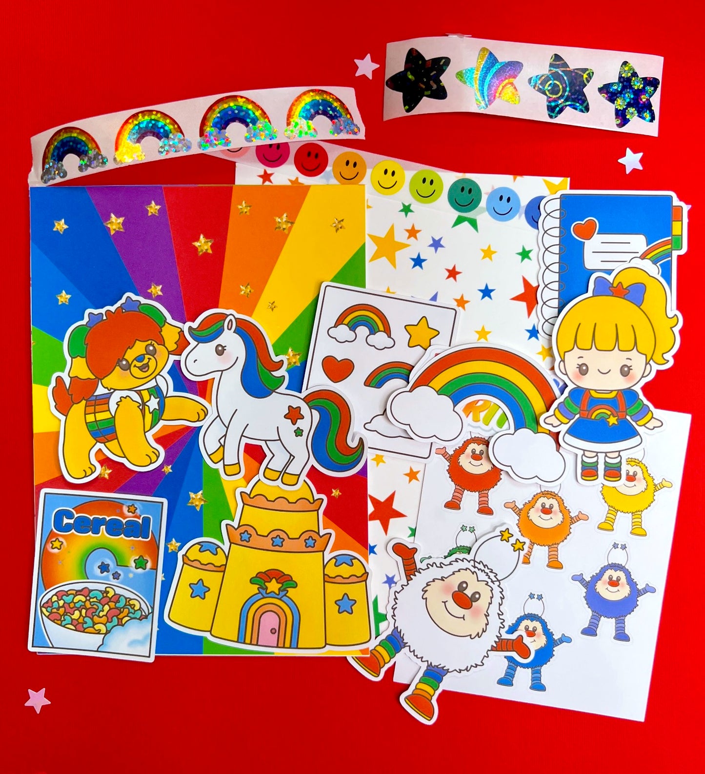 NEW! Rainbow Friends / Collage & Sticker Pack