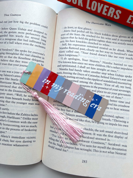 In my Reading Era Metal Bookmark
