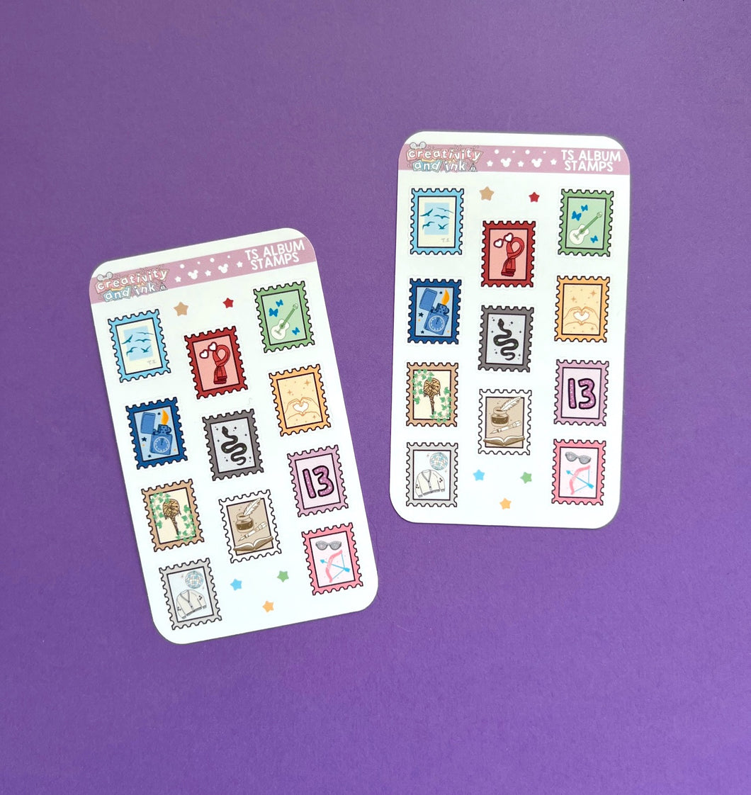 TS Album Stamps / Mini Deco Stickers