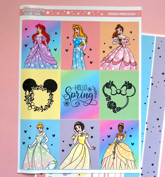 Spring Princesses / Sticker Kit