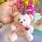 Handmade Birthday Bears LARGE Bag Charm / Keychain (LIMITED)
