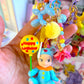Handmade BIRTHDAY TRINKET Chunky  Bag Charm / Keychain (LIMITED)