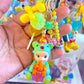 Handmade BIRTHDAY TRINKET Chunky  Bag Charm / Keychain (LIMITED)