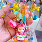 Handmade BIRTHDAY TRINKET Chunky  Bag Charm / Keychain (LIMITED)