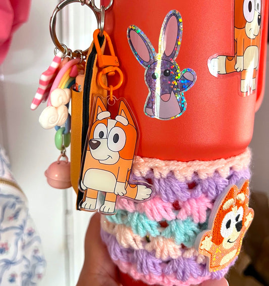 Orange Dog / Keychain (Standard and Glitter)