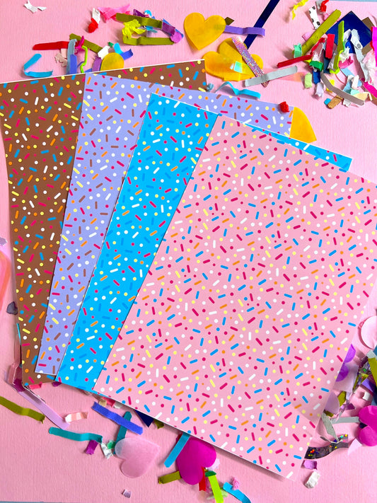 Sprinkle 5x7 Sticker Paper