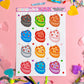 Horoscope Cakes Sticker Sheet