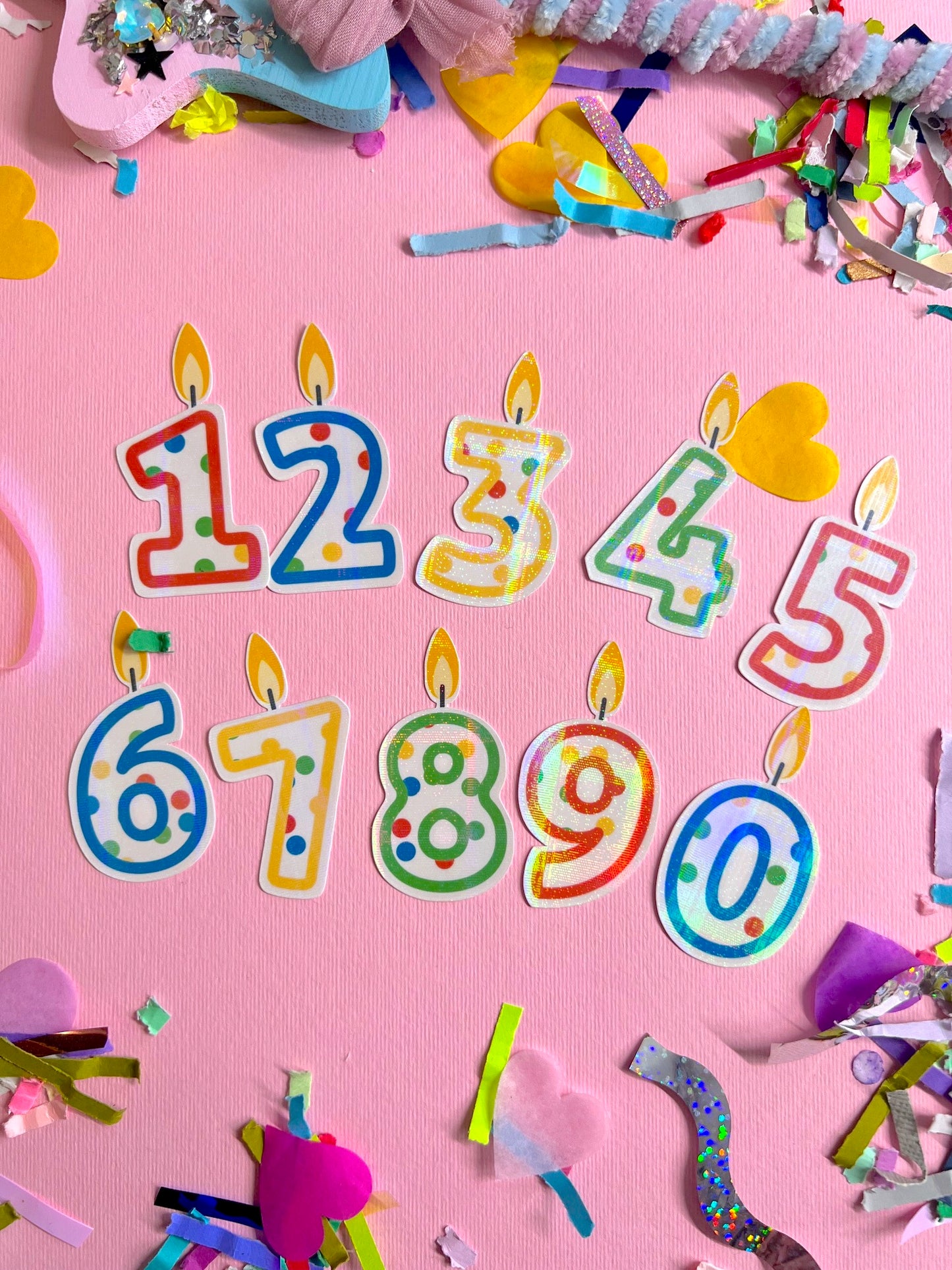 Candle Numbers / Die Cut Pack