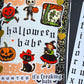 Old English Letters Sticker Sheet
