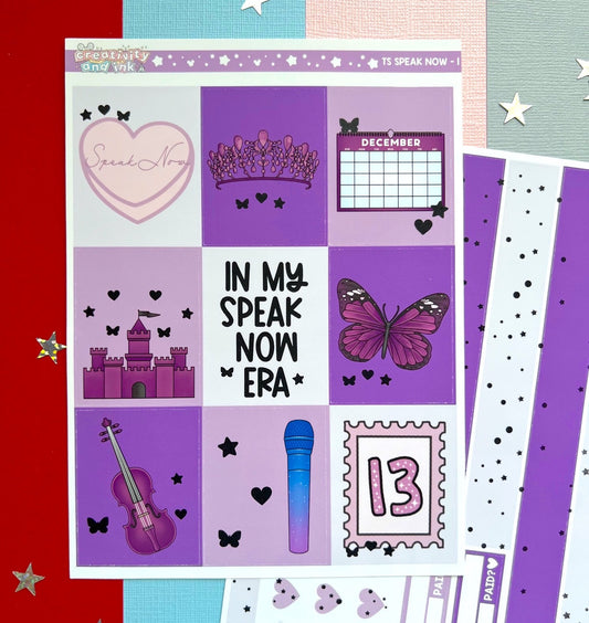 Speak Now / Sticker Kit