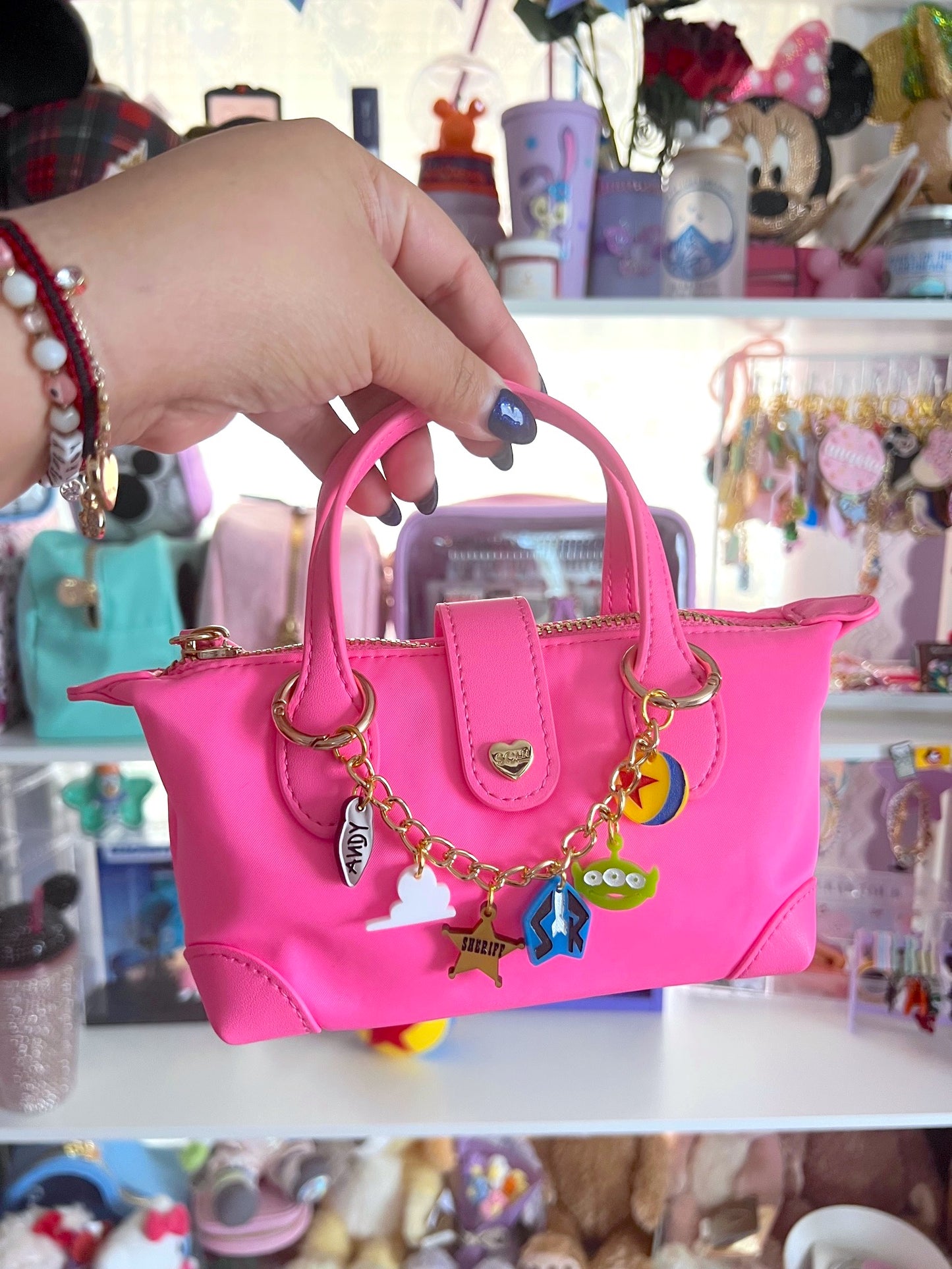 Toy Icons Mini Acrylic Bag Chain