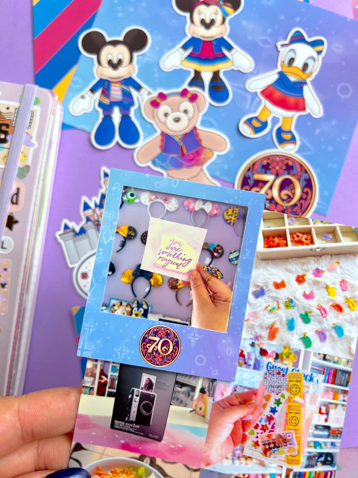 NEW! 70th Celebration / Collage & Sticker Pack