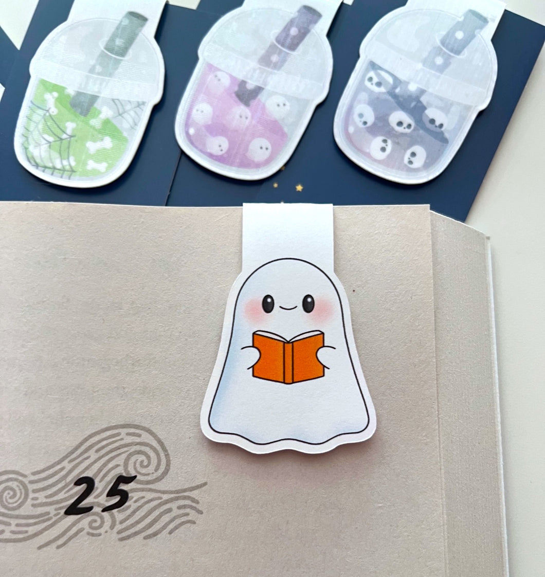 Ghostie Book / Magnetic Bookmark
