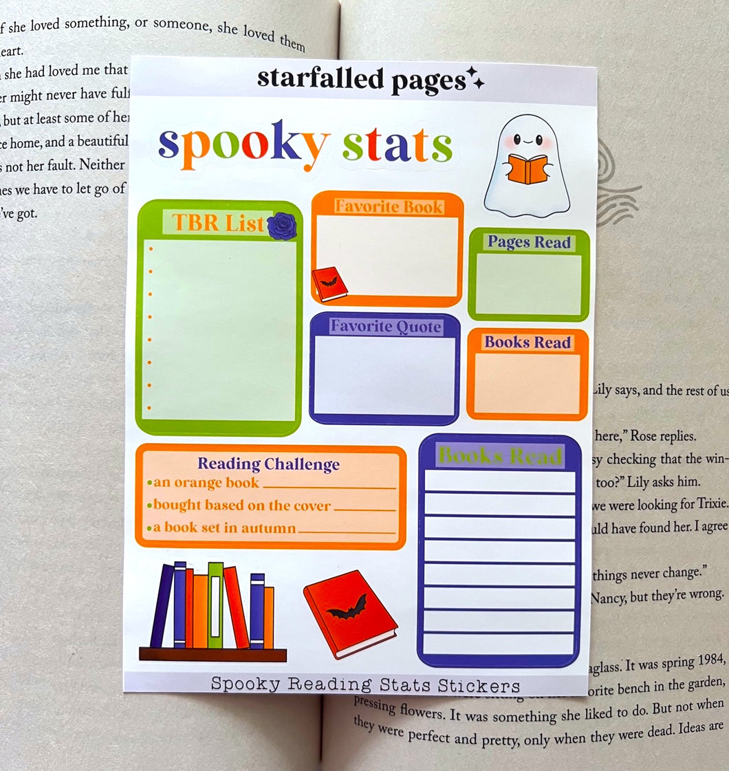 Spooky Reading Statistics / Stickers