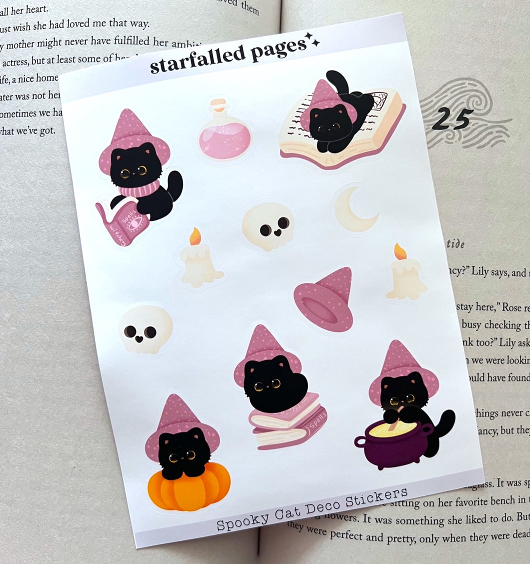 Witch Kitty Deco / Stickers