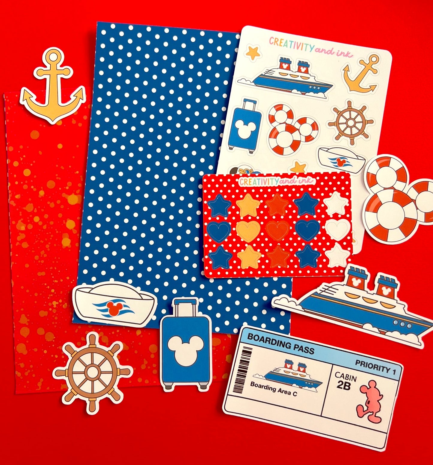 Gone Cruisin / Junk Journal Kit