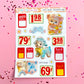 Antique Shopping Sticker Sheet