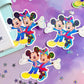 70th Duo / Glitter Die Cut Sticker