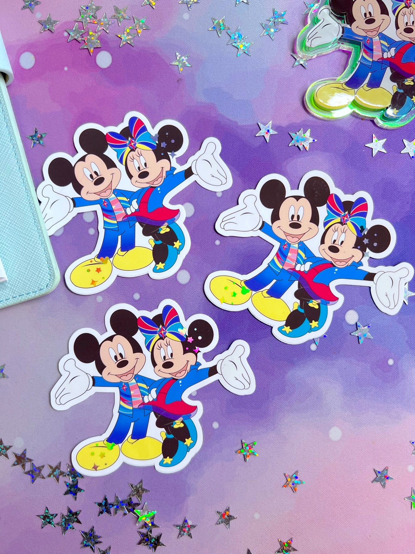 70th Duo / Foiled Die Cut Sticker